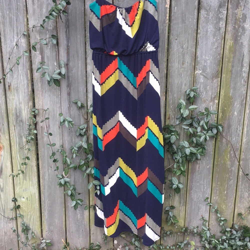 Multicolor maxi dress